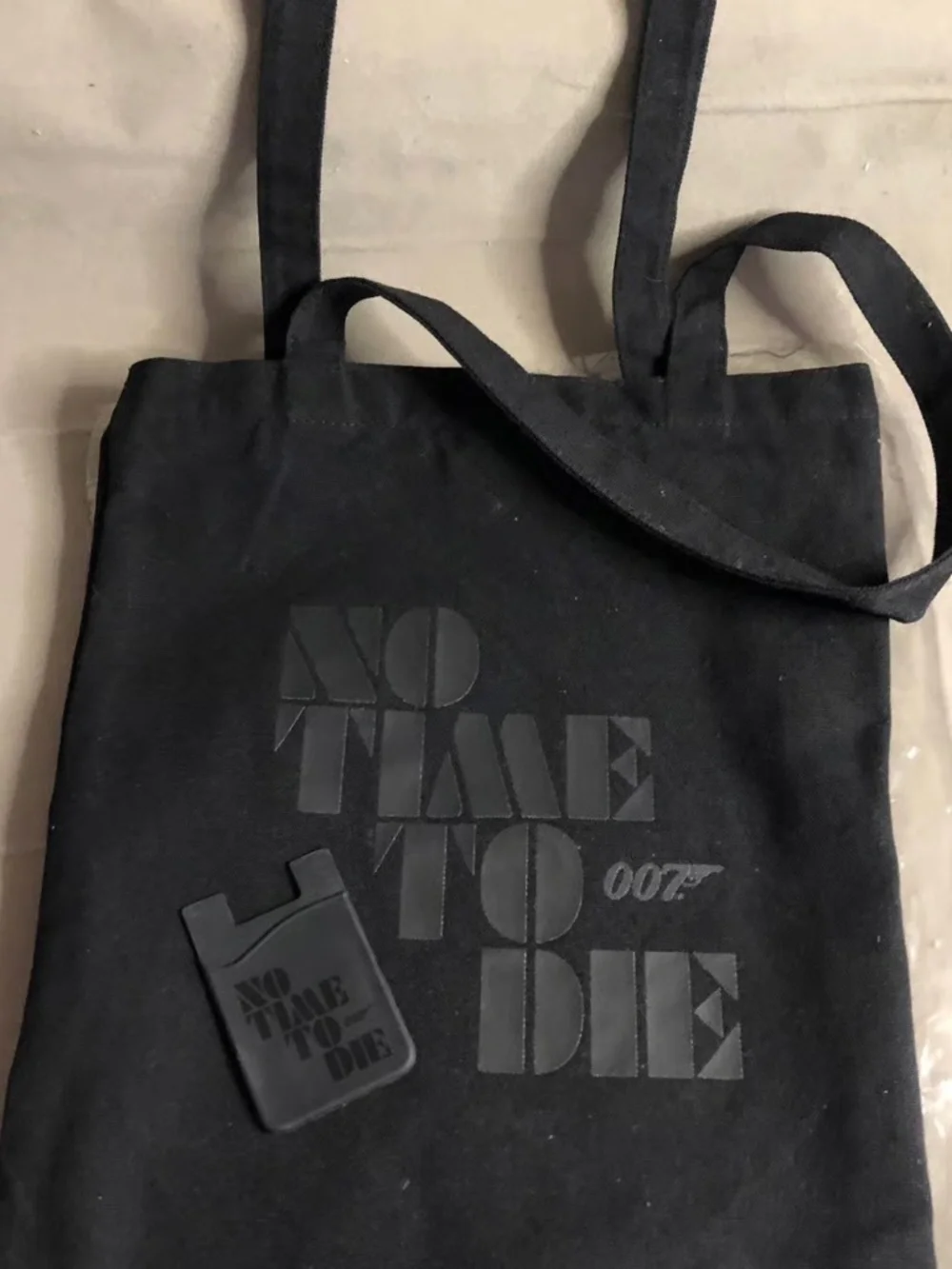 007: No Time to Die | Premiere tote and card case-Black | In Original Sleeve